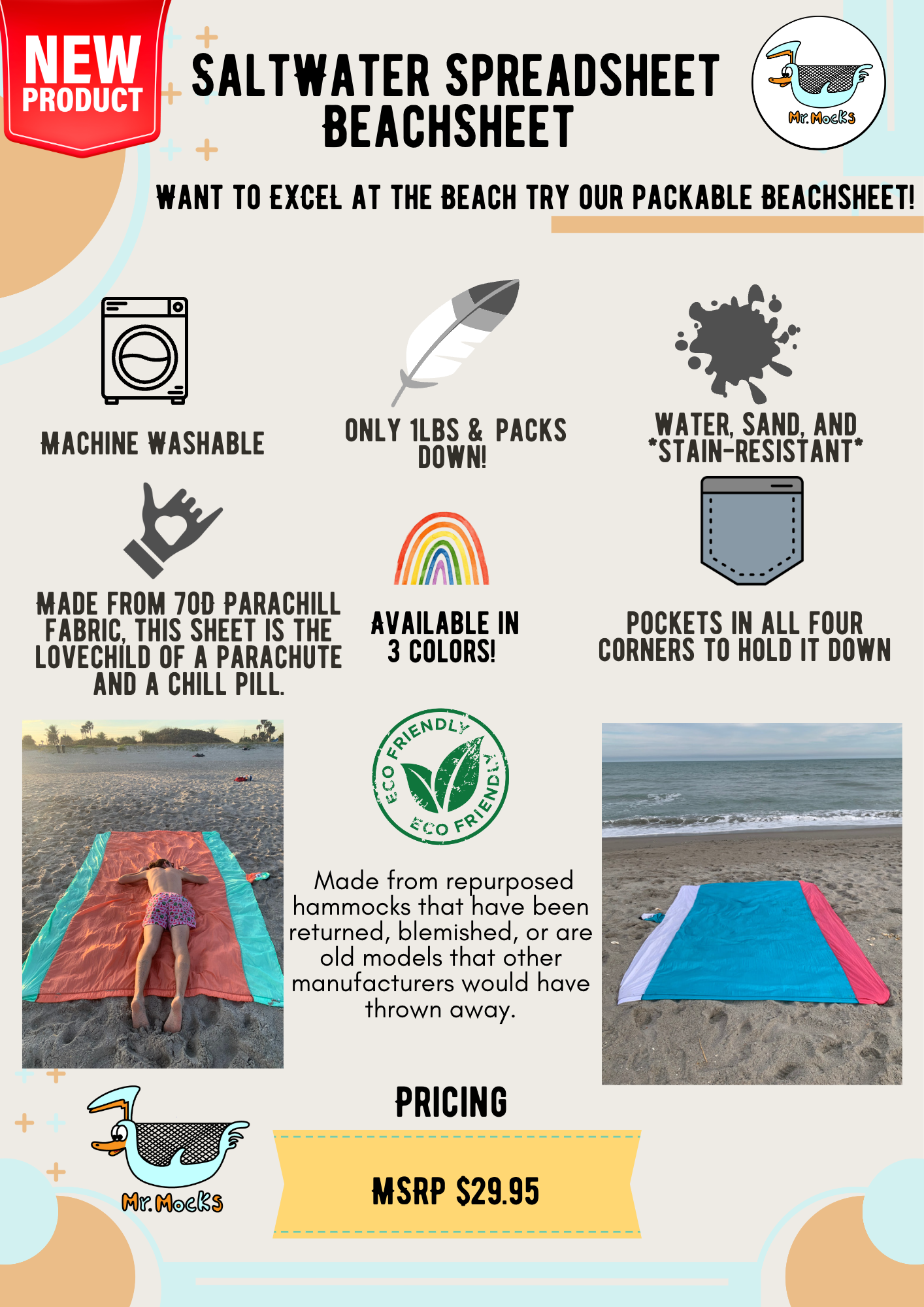 Saltwater Spreadsheet Beach Sheet